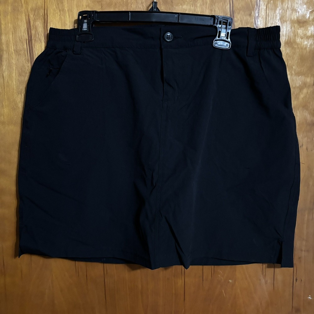 Willit Skort Size XLarge Black Performance Tech Outdoor Camping Hiking Gorpcore